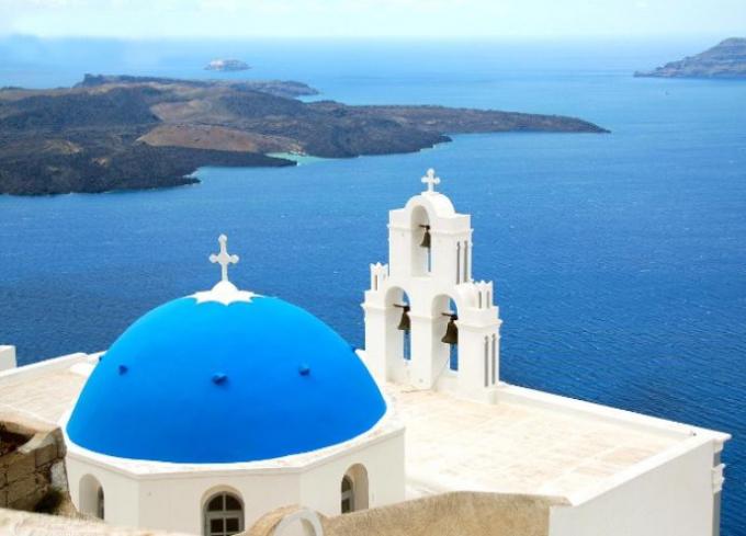 Santorini em Grécia